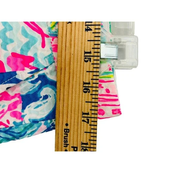 Women’s Lilly Pulitzer Shorts Pop Up Summer Remix Patch Walsh Shorts Sz 8 HTF